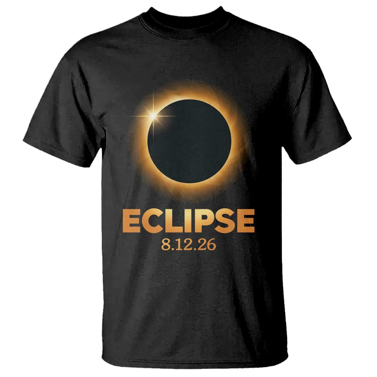 2026 Total Solar Eclipse T Shirt August 12 Totality Astronomy Souvenir