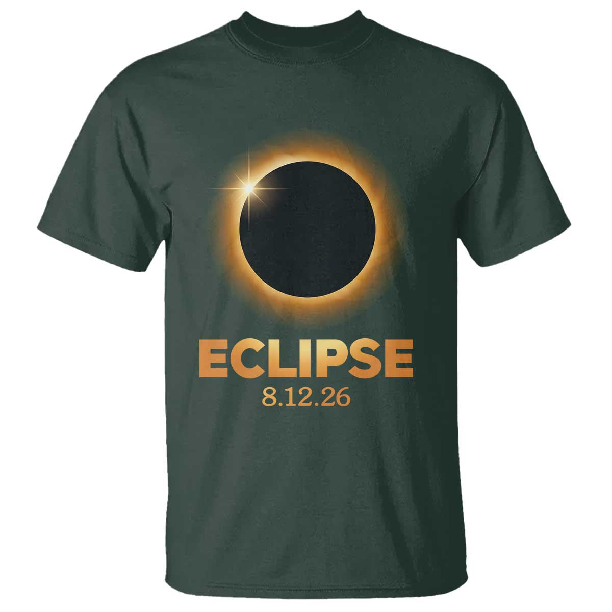 2026 Total Solar Eclipse T Shirt August 12 Totality Astronomy Souvenir
