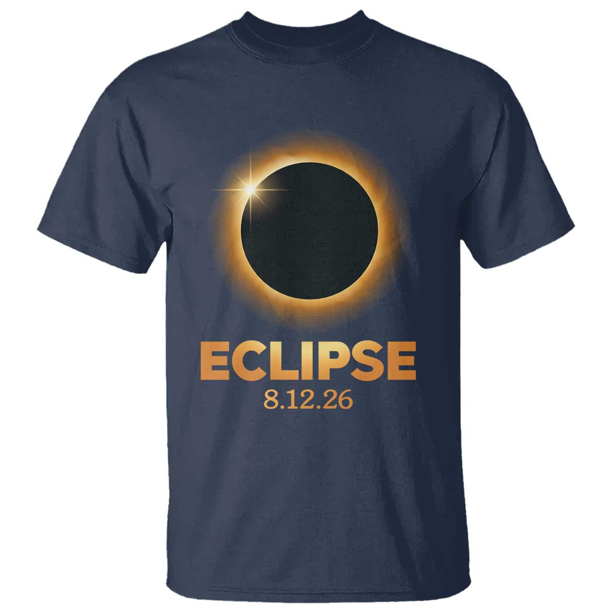 2026 Total Solar Eclipse T Shirt August 12 Totality Astronomy Souvenir