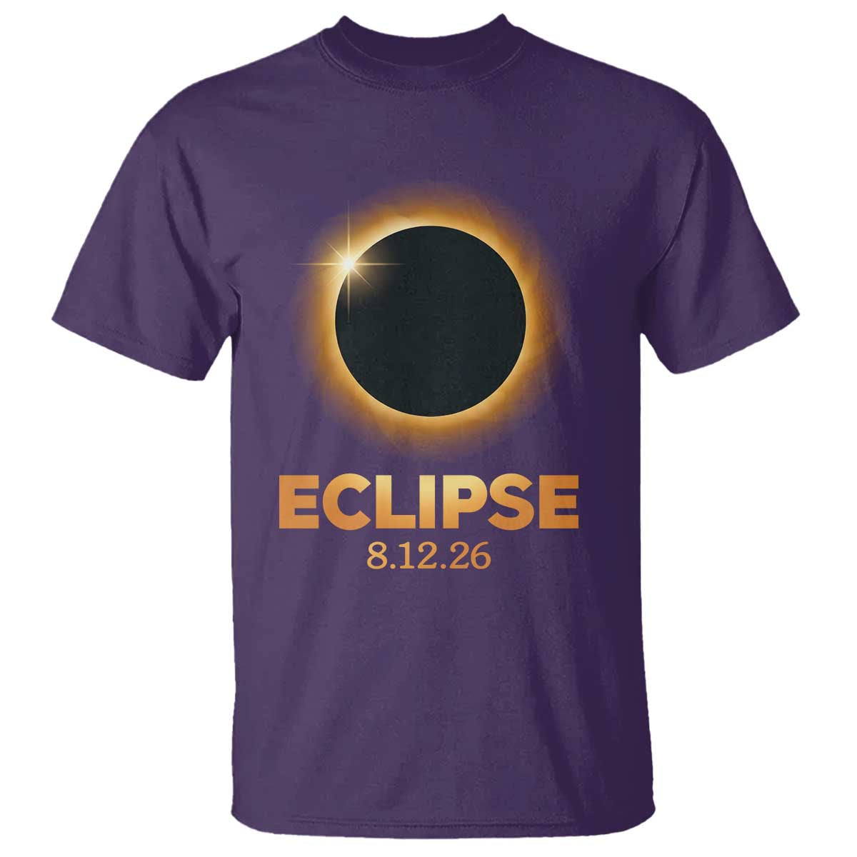 2026 Total Solar Eclipse T Shirt August 12 Totality Astronomy Souvenir