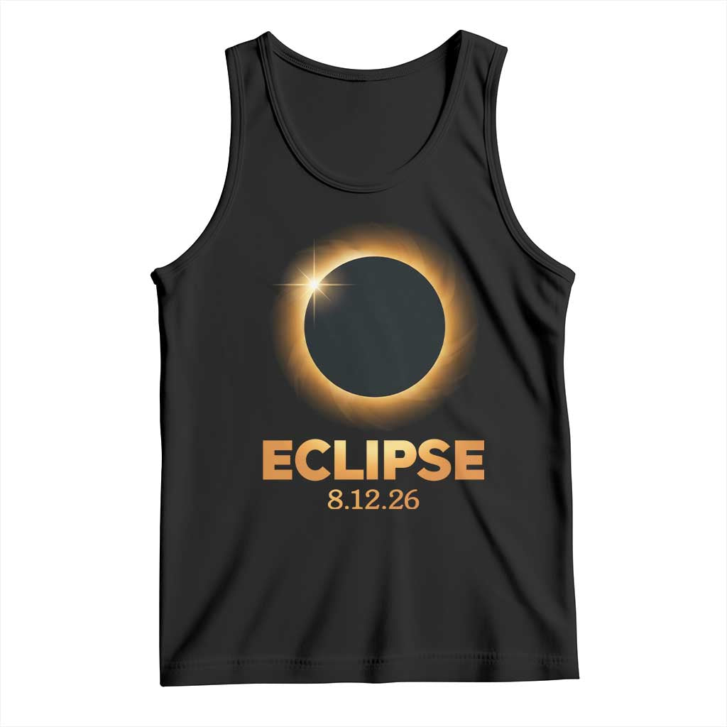 2026 Total Solar Eclipse Tank Top August 12 Totality Astronomy Souvenir
