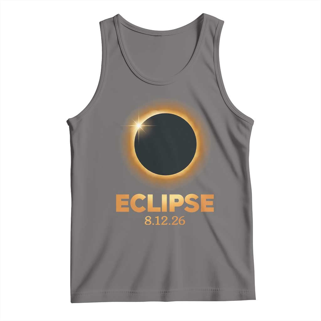 2026 Total Solar Eclipse Tank Top August 12 Totality Astronomy Souvenir