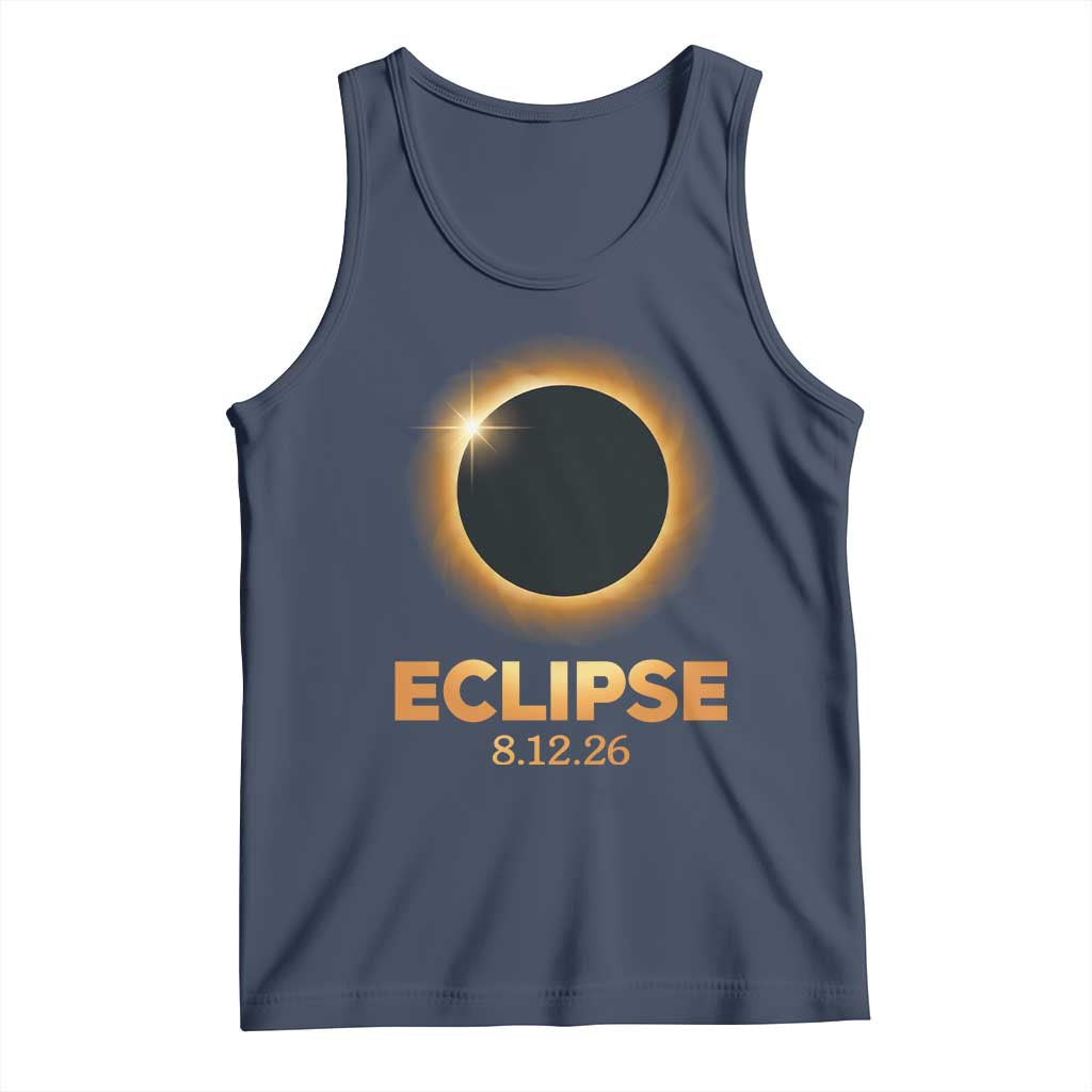 2026 Total Solar Eclipse Tank Top August 12 Totality Astronomy Souvenir