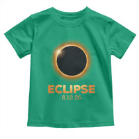 2026 Total Solar Eclipse Toddler T Shirt August 12 Totality Astronomy Souvenir