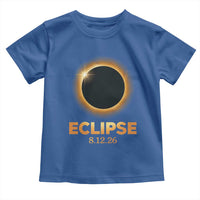 2026 Total Solar Eclipse Toddler T Shirt August 12 Totality Astronomy Souvenir