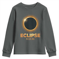 2026 Total Solar Eclipse Youth Sweatshirt August 12 Totality Astronomy Souvenir