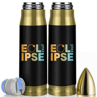 2026 Total Solar Eclipse Retro Typography Bullet Tumbler August 12 Totality Astronomy Gift