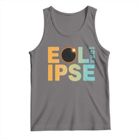 2026 Total Solar Eclipse Retro Typography Tank Top August 12 Totality Astronomy Gift