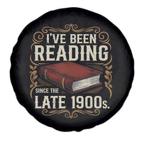 Funny Vintage 80s 90s Book Lover Spare Tire Cover I've Been Reading Since The Late 1900s Bookworm Humor