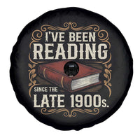 Funny Vintage 80s 90s Book Lover Spare Tire Cover I've Been Reading Since The Late 1900s Bookworm Humor