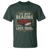 Funny Vintage 80s 90s Book Lover T Shirt I've Been Reading Since The Late 1900s Bookworm Humor