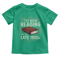 Funny Vintage 80s 90s Book Lover Toddler T Shirt I've Been Reading Since The Late 1900s Bookworm Humor