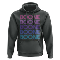 Retro Boone Name Lover Neon Gradient Typography Hoodie