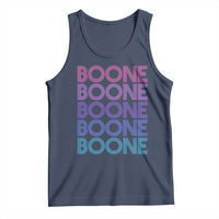 Retro Boone Name Lover Neon Gradient Typography Tank Top