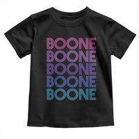 Retro Boone Name Lover Neon Gradient Typography Toddler T Shirt