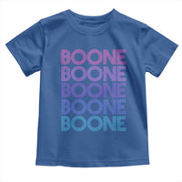 Retro Boone Name Lover Neon Gradient Typography Toddler T Shirt