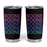Retro Boone Name Lover Neon Gradient Typography Tumbler Cup