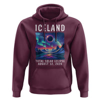 Iceland Total Solar Eclipse 2026 Aurora Hoodie Totality Northern Lights Astronomy Travel Gift