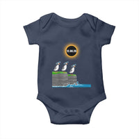 Cute Cartoon Puffins 2026 Total Solar Eclipse Baby Onesie August 12 Totality Funny Astronomy Gift