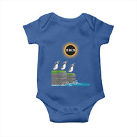 Cute Cartoon Puffins 2026 Total Solar Eclipse Baby Onesie August 12 Totality Funny Astronomy Gift