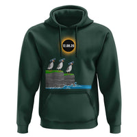 Cute Cartoon Puffins 2026 Total Solar Eclipse Hoodie August 12 Totality Funny Astronomy Gift