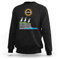 Cute Cartoon Puffins 2026 Total Solar Eclipse Sweatshirt August 12 Totality Funny Astronomy Gift