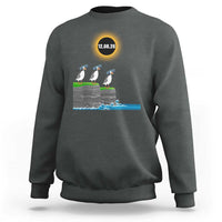 Cute Cartoon Puffins 2026 Total Solar Eclipse Sweatshirt August 12 Totality Funny Astronomy Gift