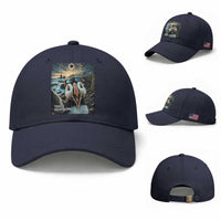 Puffin Selfie August 12 2026 Total Solar Eclipse Baseball Cap Funny Totality Photographic Astronomy Souvenir