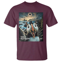 Puffin Selfie August 12 2026 Total Solar Eclipse T Shirt Funny Totality Photographic Astronomy Souvenir