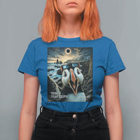 Puffin Selfie August 12 2026 Total Solar Eclipse T Shirt For Women Funny Totality Photographic Astronomy Souvenir