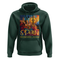 Spain 2026 Total Solar Eclipse Sun Face Graphic Hoodie Espana Totality Travel Memorabilia Astronomy Geek Gift