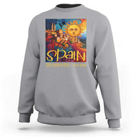 Spain 2026 Total Solar Eclipse Sun Face Graphic Sweatshirt Espana Totality Travel Memorabilia Astronomy Geek Gift