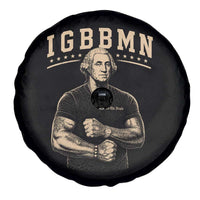 IGBBMN Buff George Washington Parody Spare Tire Cover It’s Gonna Be Bad Funny Ironic Patriotic Founding Father