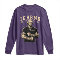 IGBBMN Buff George Washington Parody Long Sleeve Shirt It’s Gonna Be Bad Funny Ironic Patriotic Founding Father
