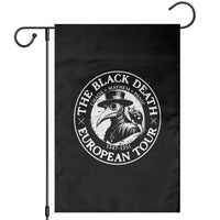 The Black Death European Tour 1347 Garden Flag Funny Plague Doctor History Humor