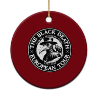 The Black Death European Tour 1347 Ceramic Ornament Funny Plague Doctor History Humor