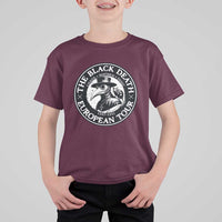 The Black Death European Tour 1347 T Shirt For Kid Funny Plague Doctor History Humor