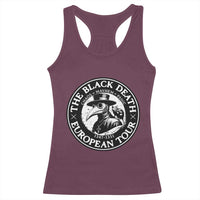 The Black Death European Tour 1347 Racerback Tank Top Funny Plague Doctor History Humor