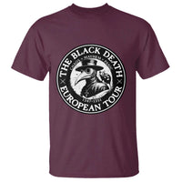 The Black Death European Tour 1347 T Shirt Funny Plague Doctor History Humor