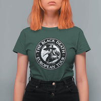 The Black Death European Tour 1347 T Shirt For Women Funny Plague Doctor History Humor