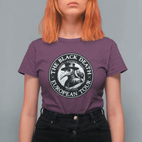 The Black Death European Tour 1347 T Shirt For Women Funny Plague Doctor History Humor