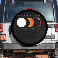 Iceland Total Solar Eclipse 2026 Totality Spare Tire Cover Travel Souvenir Astronomy Geek Gift