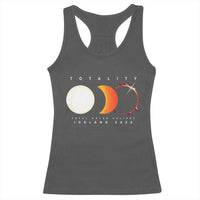 Iceland Total Solar Eclipse 2026 Totality Racerback Tank Top Travel Souvenir Astronomy Geek Gift
