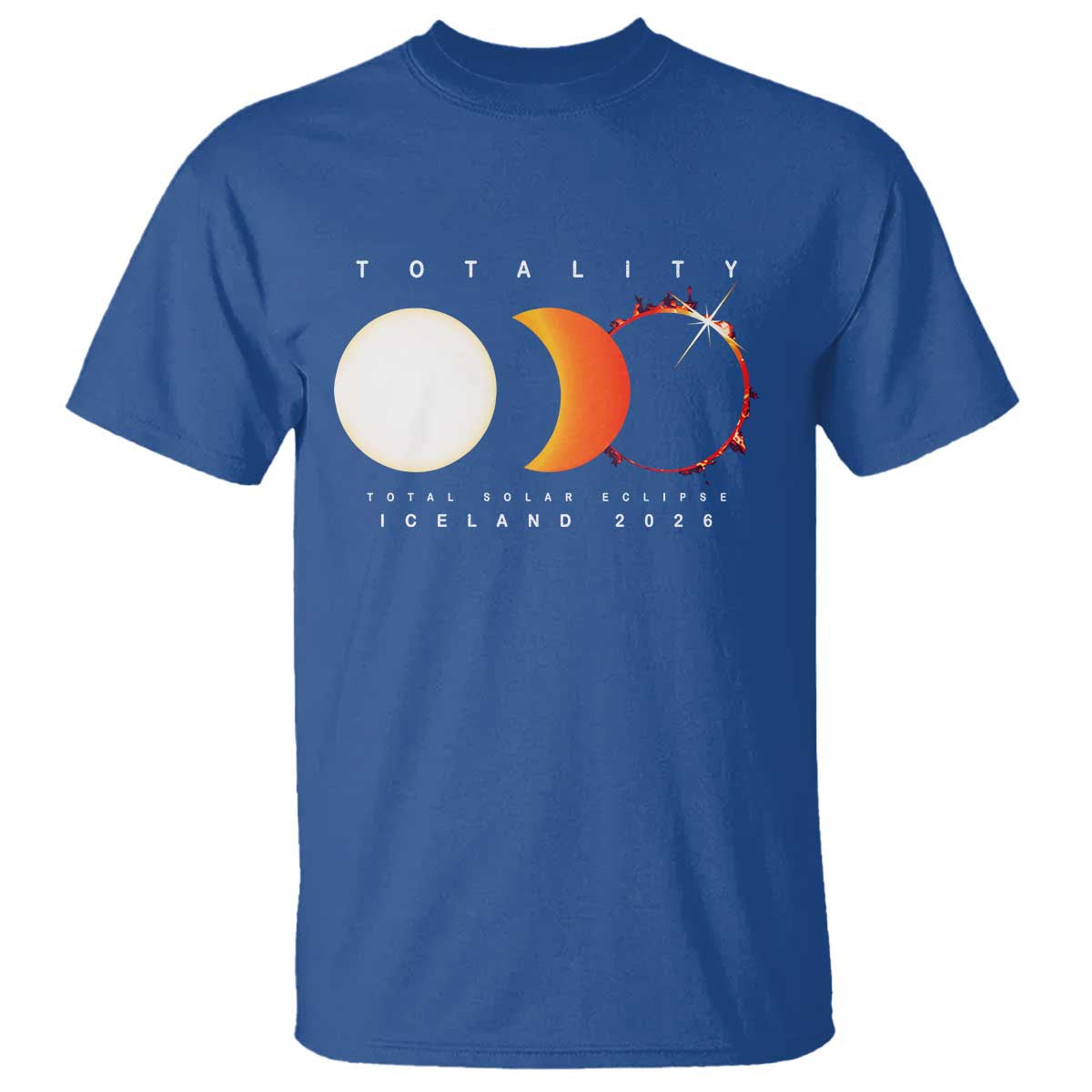 Iceland Total Solar Eclipse 2026 Totality T Shirt Travel Souvenir Astronomy Geek Gift