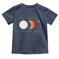 Iceland Total Solar Eclipse 2026 Totality Toddler T Shirt Travel Souvenir Astronomy Geek Gift
