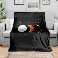 Greenland Total Solar Eclipse 2026 Totality Throw Blanket Travel Souvenir Astronomy Geek Gift