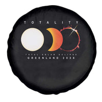 Greenland Total Solar Eclipse 2026 Totality Spare Tire Cover Travel Souvenir Astronomy Geek Gift