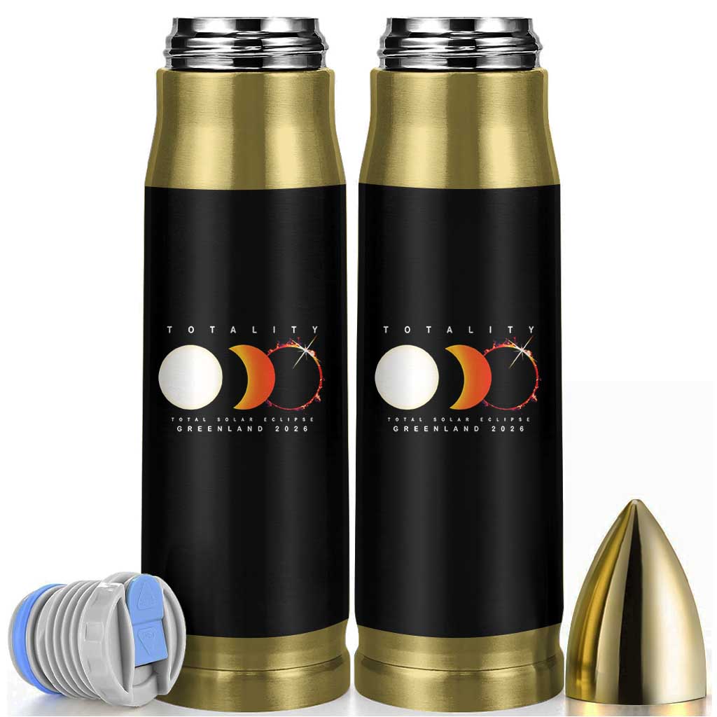 Greenland Total Solar Eclipse 2026 Totality Bullet Tumbler Travel Souvenir Astronomy Geek Gift