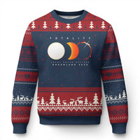 Greenland Total Solar Eclipse 2026 Totality Ugly Christmas Sweater Travel Souvenir Astronomy Geek Gift