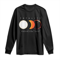 Greenland Total Solar Eclipse 2026 Totality Long Sleeve Shirt Travel Souvenir Astronomy Geek Gift